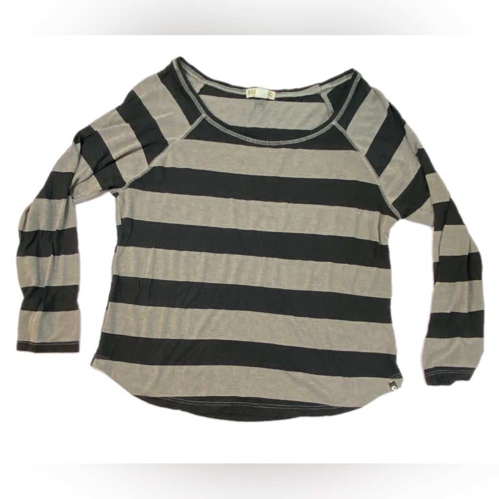 Billabong striped long sleeve medium EUC